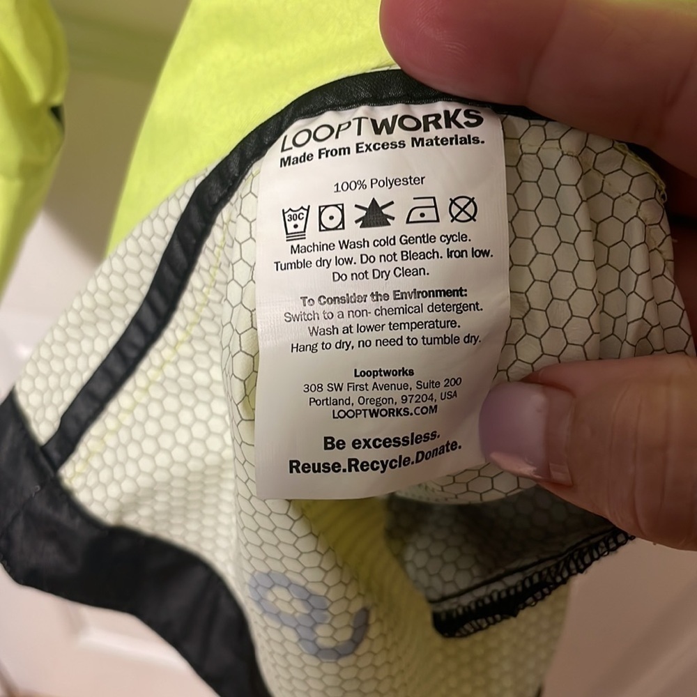 Looptworks Neon Knee Length Lightweight Windbreak… - image 5
